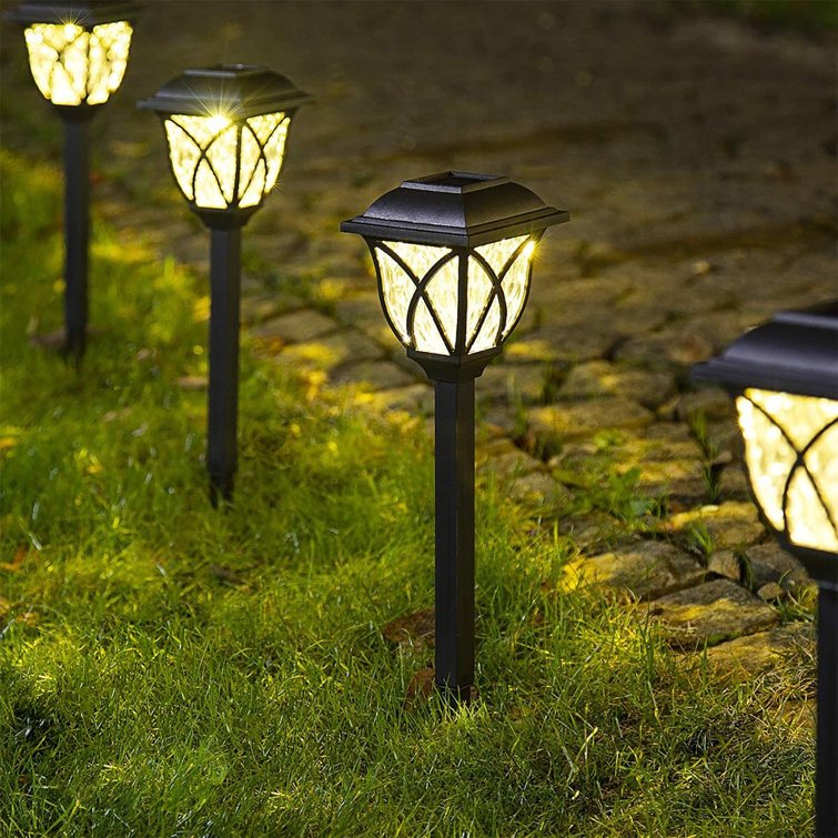 gigalumi Black Low Voltage Solar Powered Integrated LED Pathway Light